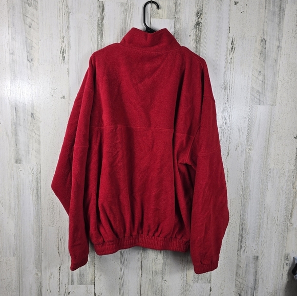 Cadre athletic ohio state buckeyes red quarter zip sweater mens size 2XL - Picture 5 of 10